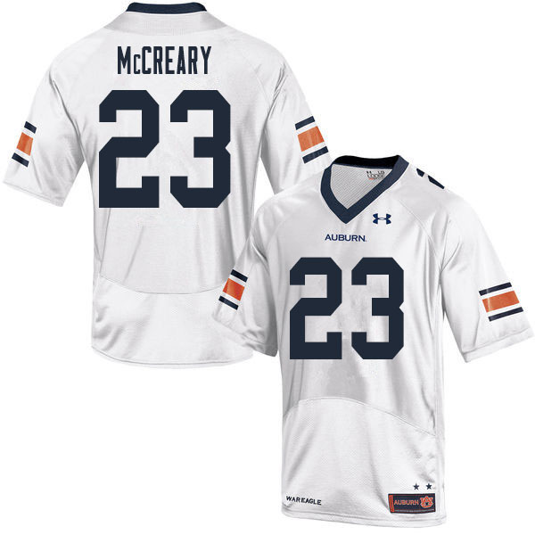 Men's Auburn Tigers #23 Roger McCreary White 2020 College Stitched Football Jersey